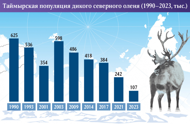 Не дай рог: крупнейшая в мире популяция диких оленей может исчезнуть