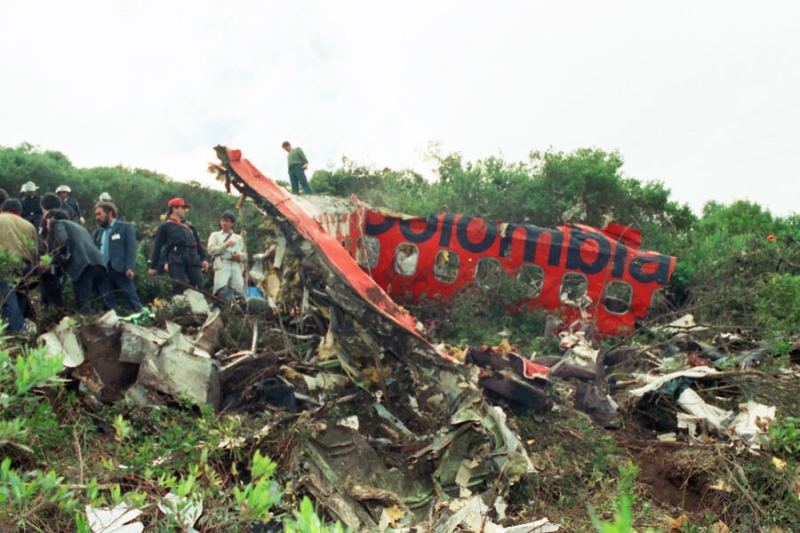 В 1989 году по указанию наркобарона Пабло Эскобара взорвали Boeing 727 